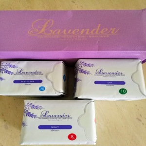 lavender sanitary pad review